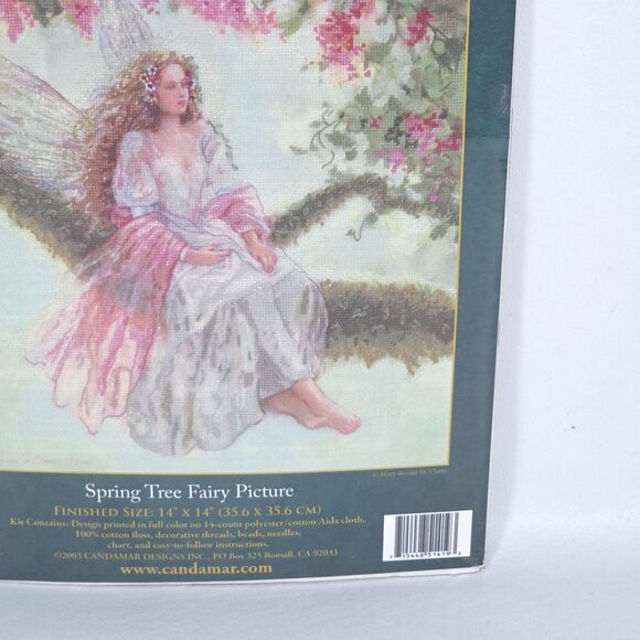 Candamar Designs Cross Stitch Kit 51419 Spring Tree Fairy Mary Baxter St Clair - Picture 5 of 11
